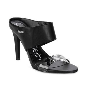 COPY - Calvin Klein Shayna PVC Mule Sandals